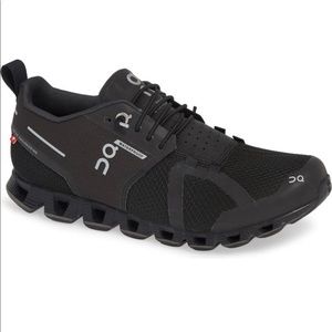 On Cloud Black/Lunar Waterproof Running Shoes